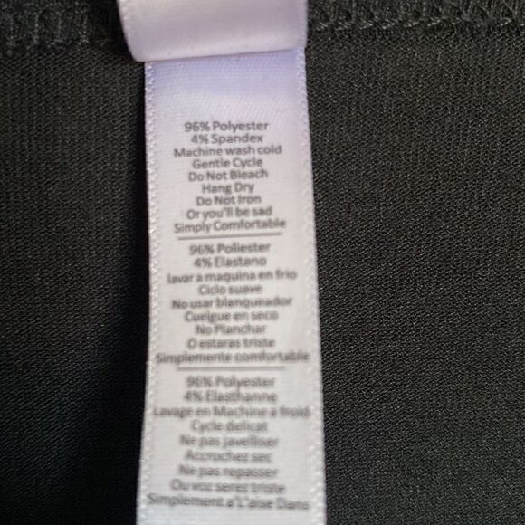 Lularoe black tunic  - Picture 3 of 7